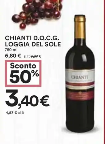 Coop CHIANTI D.O.C.G. LOGGIA DEL SOLE 750 ml offerta