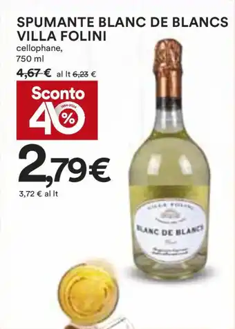 Coop SPUMANTE BLANC DE BLANCS VILLA FOLINI 750 ml offerta