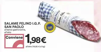 Coop SALAME FELINO I.G.P. SAN PAOLO offerta