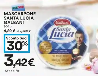 Coop MASCARPONE SANTA LUCIA GALBANI 500 g offerta