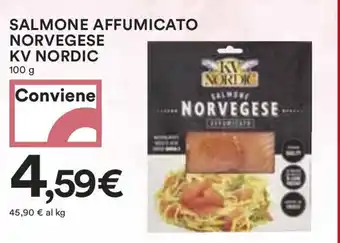 Coop SALMONE AFFUMICATO NORVEGESE KV NORDIC 100 g offerta