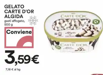 Coop GELATO CARTE D'OR ALGIDA gusti affogato, 500 g offerta