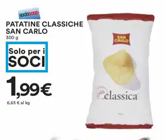 Coop PATATINE CLASSICHE SAN CARLO 300 g offerta