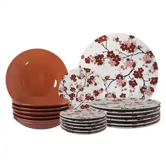 Rose & tulipani servizio piatti 18pz kyoto
