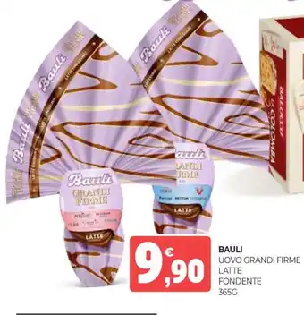 Eté BAULI UOVO GRANDI FIRME LATTE FONDENTE 365G offerta