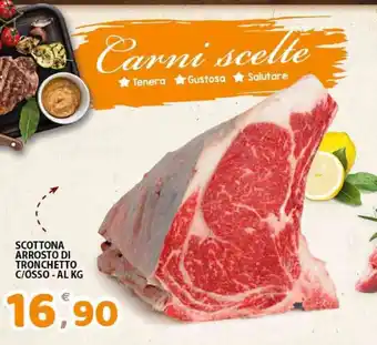 Premium Supermercati Scottona Arrosto di Tronchetto C/Osso al kg offerta