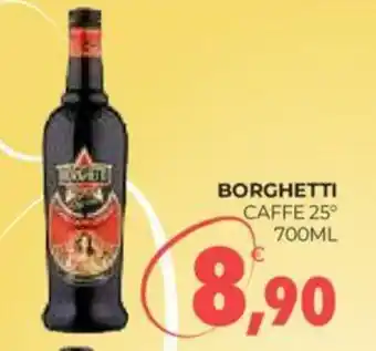 Eté BORGHETTI CAFFE 25° 700ML offerta