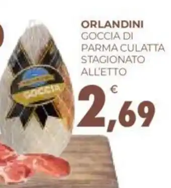 Eté ORLANDINI GOCCIA DI PARMA CULATTA STAGIONATO ALL'ETTO offerta
