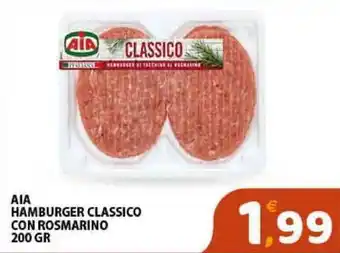 Premium Supermercati Aia Hamburger Classico con Rosmarino 200gr offerta