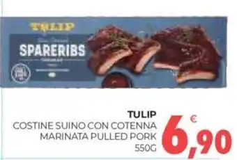 Eté TULIP COSTINE SUINO CON COTENNA MARINATA PULLED PORK 550 g offerta