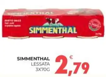 Eté SIMMENTHAL LESSATA 3X70G offerta