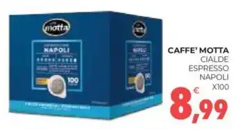 Eté CAFFE' MOTTA CIALDE ESPRESSO NAPOLI X100 offerta