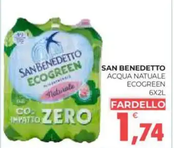 Eté SAN BENEDETTO ACQUA NATUALE ECOGREEN 6X2L FARDELLO offerta