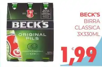 Eté BECK'S BIRRA CLASSICA 3X330ML offerta