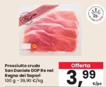 Eurospar Prosciutto crudo San Daniele DOP Re nel Regno dei Sapori 100 g offerta