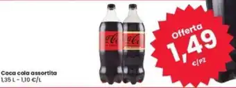 Eurospar Coca cola assortita 1,35 l offerta