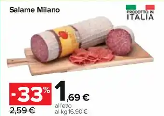 Carrefour Express Salame Milano offerta