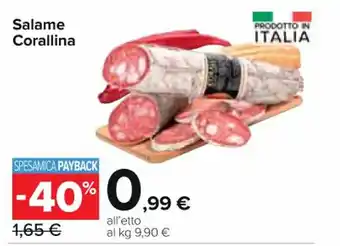 Carrefour Express Salame Corallina offerta