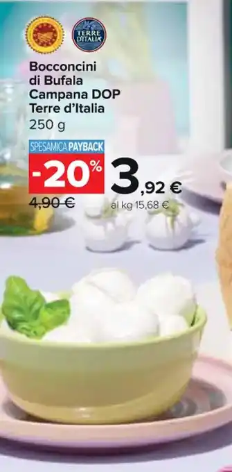 Carrefour Express Bocconcini di Bufala Campana DOP Terre d'Italia 250 g offerta