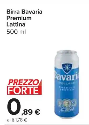 Carrefour Express Birra Bavaria Premium Lattina 500 ml offerta