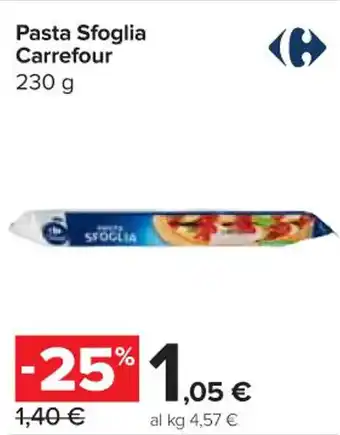 Carrefour Express Pasta Sfoglia Carrefour 230 g offerta