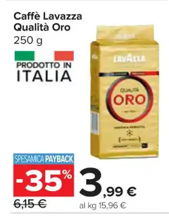 Carrefour Express Caffè Lavazza Qualità Oro 250 g offerta