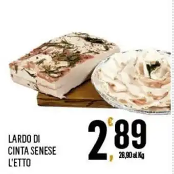 Vibian LARDO DI CINTA SENESE L'ETTO offerta