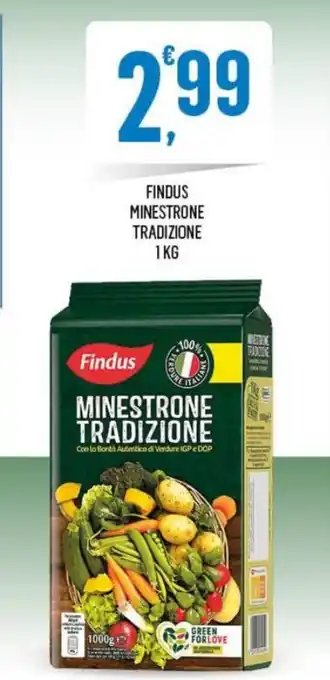 Vibian FINDUS MINESTRONE TRADIZIONE 1KG offerta