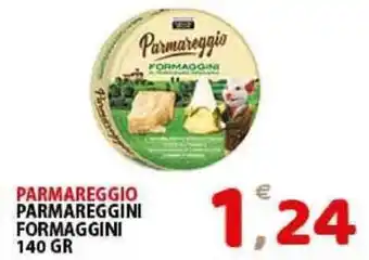 Premium Supermercati Parmareggio Parmareggini Formaggini 140gr offerta