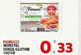 Premium Supermercati Fiorucci Wurstel Senza Glutine 100gr offerta