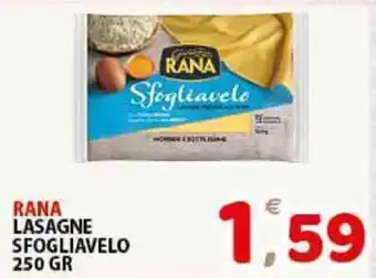 Premium Supermercati Rana Lasagne Sfogliavelo 250gr offerta