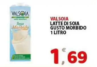 Premium Supermercati Valsoia Latte di Soia Gusto Morbido 1 litro offerta