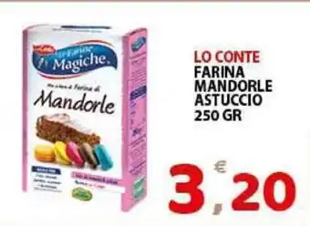 Premium Supermercati Lo Conte Farina Mandorle Astuccio 250gr offerta