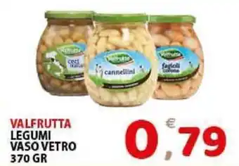 Premium Supermercati Valfrutta Legumi Vaso Vetro 370gr offerta