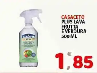 Premium Supermercati Casaceto Plus Lava Frutta e Verdura 500ml offerta