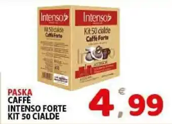 Premium Supermercati Paska Caffè Intenso Forte Kit 50 cialde offerta