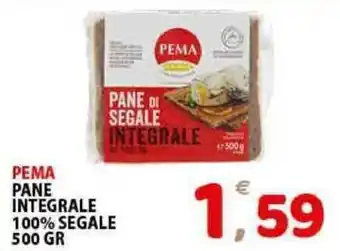 Pema Pane Integrale 100% Segale 500gr