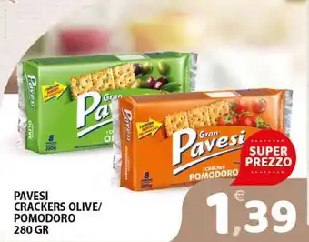 Premium Supermercati Pavesi Crackers Olive/Pomodoro 280gr offerta