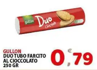 Premium Supermercati Gullon Duo Tubo Farcito Al Cioccolato 250gr offerta