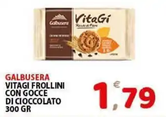 Premium Supermercati Galbusera Vitagi Frollini con Gocce di Cioccolato 300gr offerta