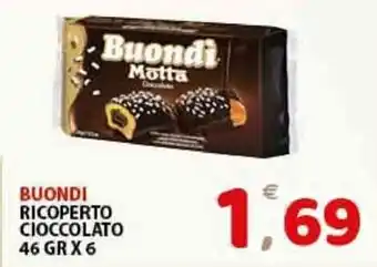 Premium Supermercati Buondì Ricoperto Cioccolato 46gr x 6 offerta