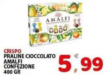 Crispo Praline Cioccolato Amalfi Confezione 400gr