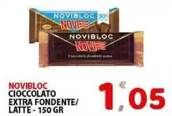 Novibloc Cioccolato Extra Fondente/Latte - 150gr