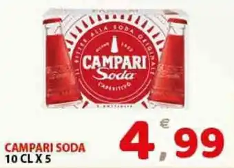 Premium Supermercati Campari Soda 10cl x 5 offerta