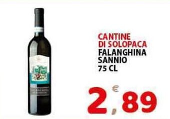 Premium Supermercati Cantine di Solopaca Falanghina Sannio 75cl offerta
