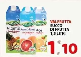Premium Supermercati Valfrutta Succo di Frutta 1,5 litri offerta