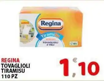 Premium Supermercati Regina Tovaglioli Tiramisu 110pz offerta