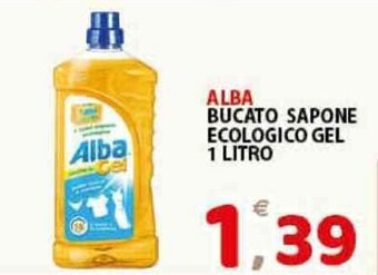 Alba Bucato Sapone Ecologico Gel 1 litro