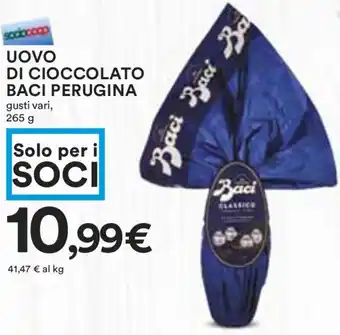 Coop UOVO DI CIOCCOLATO BACI PERUGINA gusti vari, 265 g offerta