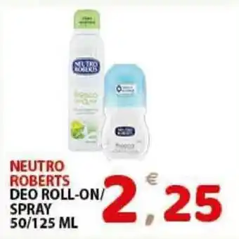 Neutro Roberts Deo Roll-On/Spray 50/125ml